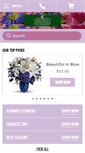 Mobile Screenshot of manorlaneflorist.com